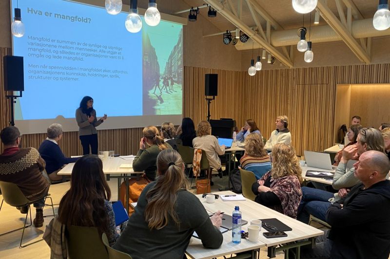Bilde fra kurs i mangfoldsledelse.