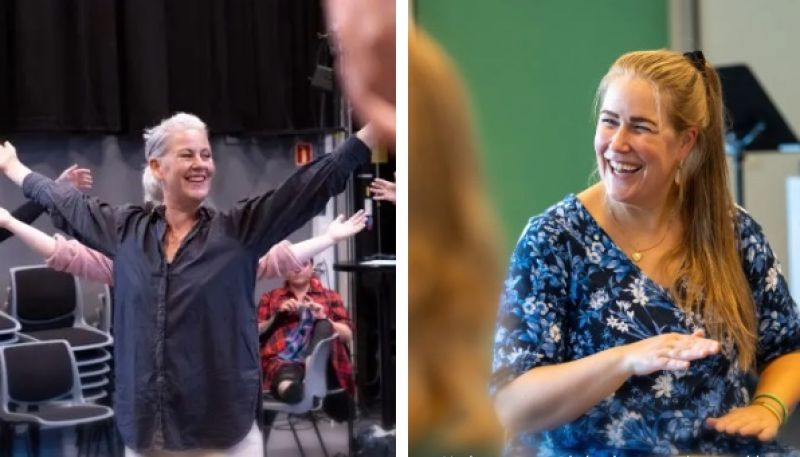 Lærere som underviser i musikk. Foto: Alexandra Dahlen