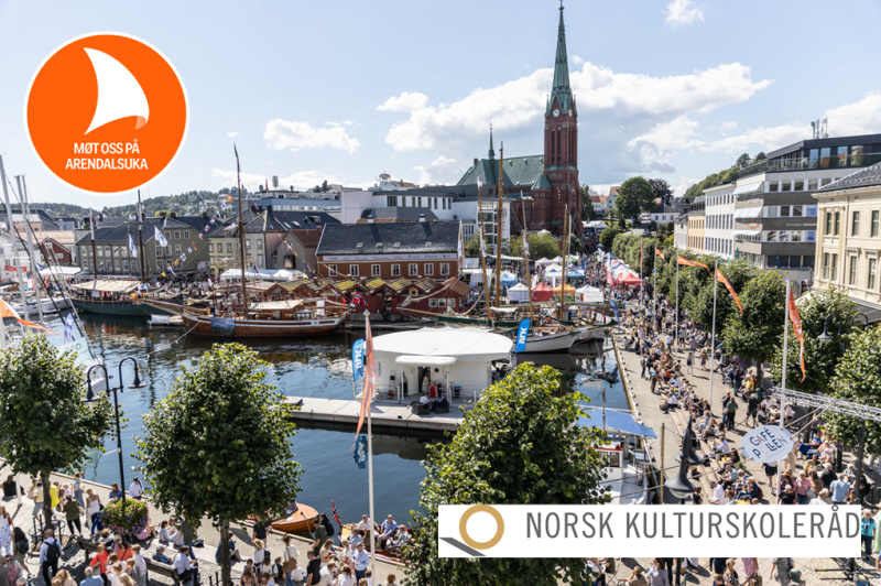 Pollen i Arendal, fotografert under Arendalsuka 2023.